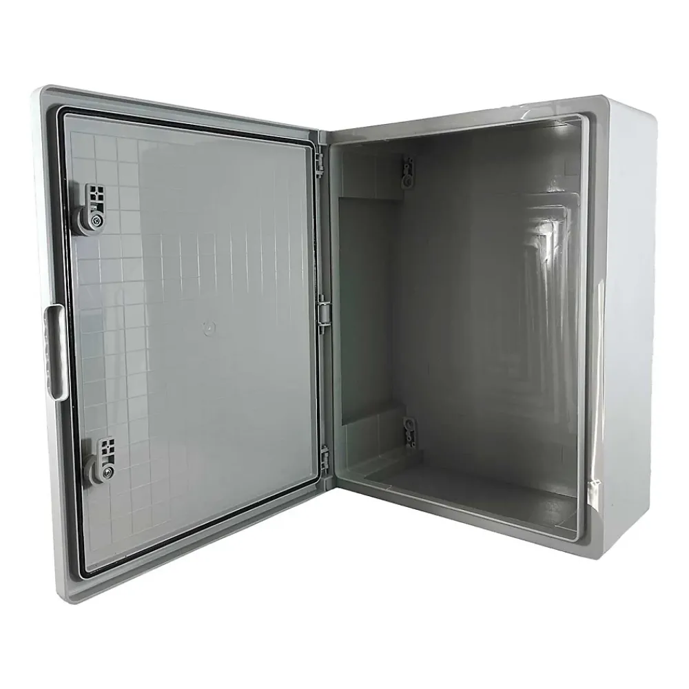 Ide Boîte De Dérivation-Abs504018 Coffret Abs étanche Ip54 500x400x180 Porte Opaque - Avec Plaque De Montage