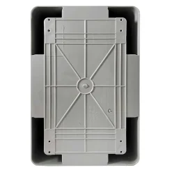 Ide Abs302013 Coffret Abs étanche Ip65 300x200x130 Porte Opaque - Avec Plaque De Montage
