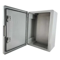 Ide Abs403017 Coffret Abs étanche Ip54 400x300x170 Porte Opaque - Avec Plaque De Montage