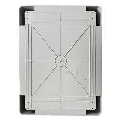 Ide Abs403017 Coffret Abs étanche Ip54 400x300x170 Porte Opaque - Avec Plaque De Montage