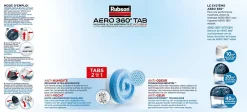 Rubson Absorbeur D'Humidité-Absorbeur d'humidité AERO 360° Tab 4 recharges
