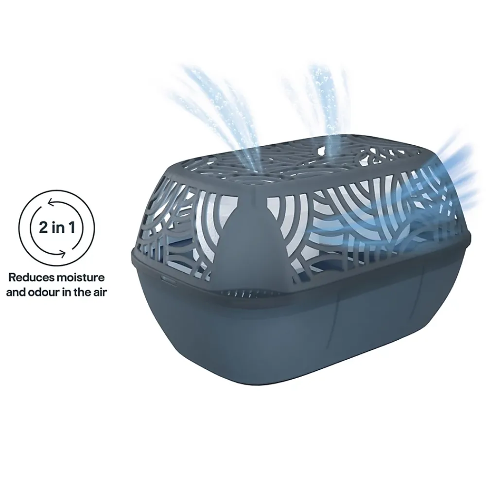 GoodHome Absorbeur D'Humidité-Absorbeur d'humidité 40m² + 2 recharges galet 450g