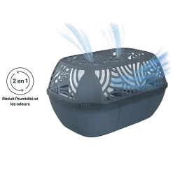 GoodHome Absorbeur D'Humidité-Absorbeur d'humidité 40m² + 2 recharges galet 450g