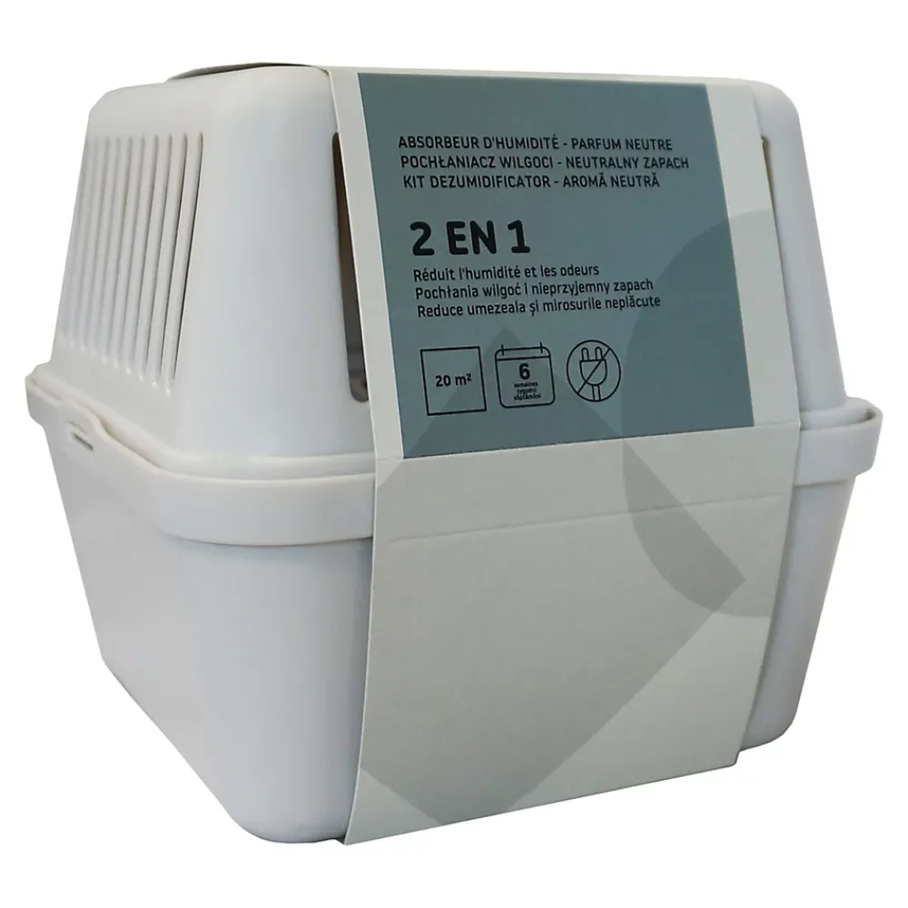 Absorbeur d'humidité 20m² + 1 recharge sachet 500g