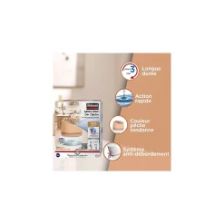 Rubson Absorbeur d'humitidé anti-odeur Aéro 360 20m2 coloris pêche