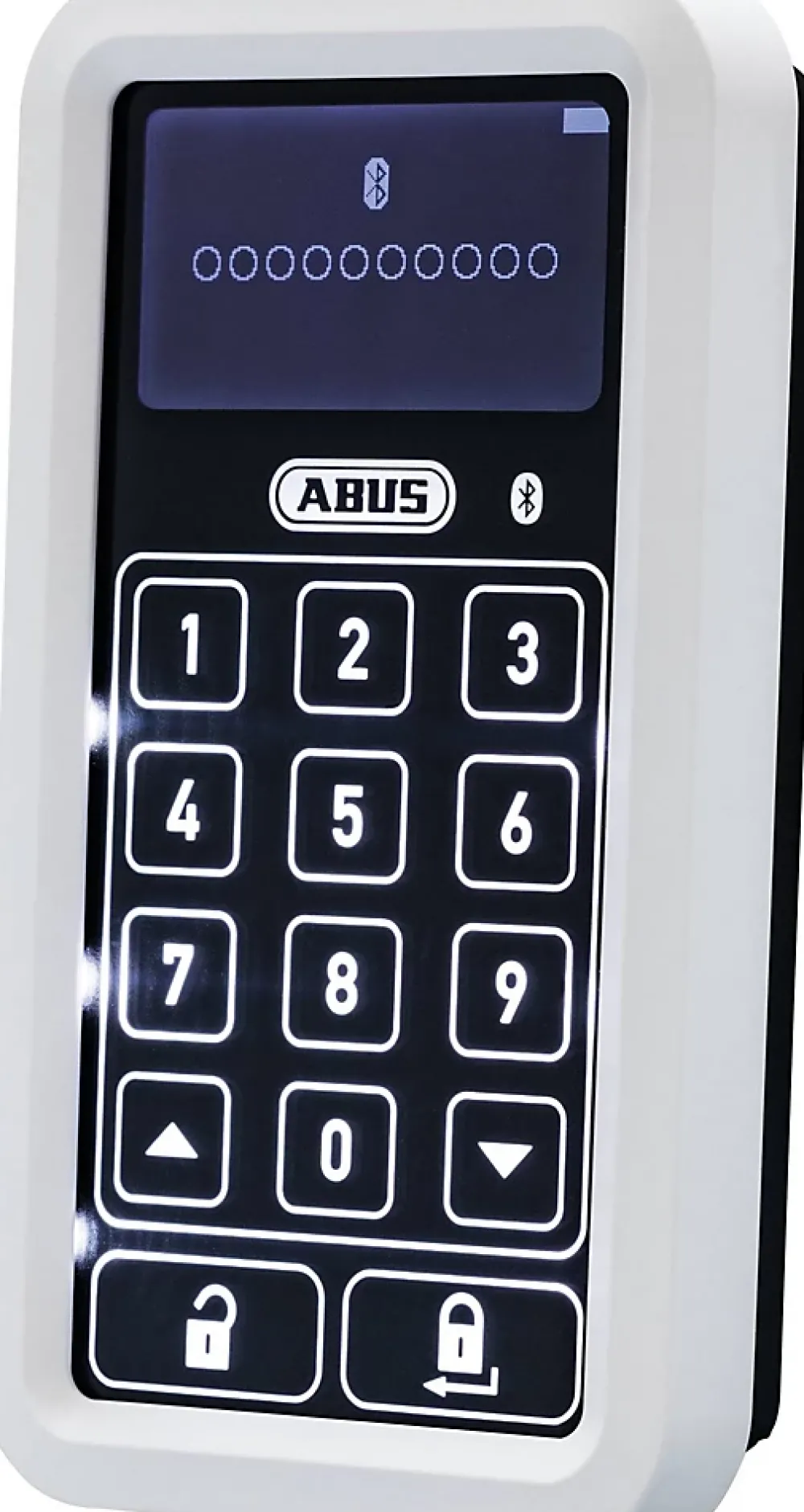 Alarme Sans Fil-ABUS Clavier Numerique Bluetooth Blanc HomeTec Pro