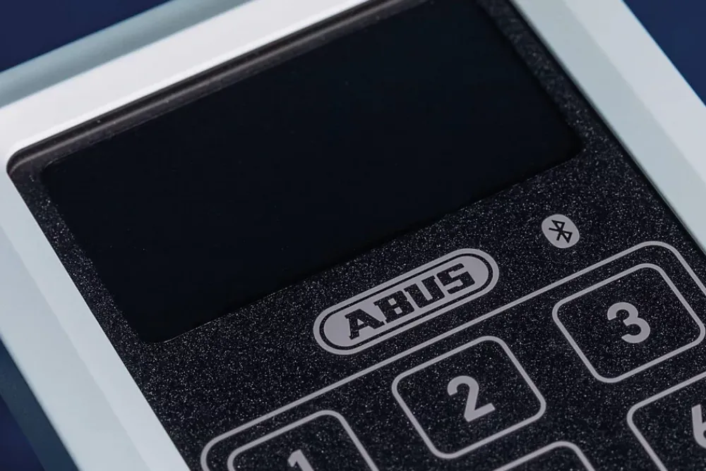 Alarme Sans Fil-ABUS Clavier Numerique Bluetooth Blanc HomeTec Pro
