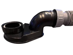 Spalina Evacuation De Baignoire-Accessoire Siphon extra plat + flexible 80x8x6cm, by