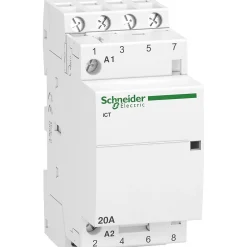 Schneider Electric Autre Commande Modulaire-A9c22824 - Contacteur Tétrapolaire - 4no - 20a - Bobine 230vca - Schneider Acti 9 Ict