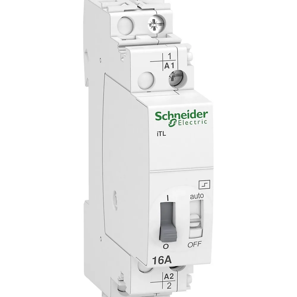 Schneider Electric A9c30811 Schneider - Télérupteur Unipolaire 1no 16a - 230vca Ou 110vcc - Acti9 Itl