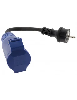 Zenitech Transformateur, Convertisseur Et Chargeur Usb-Adaptateur caravane femelle CEE17 en mâle 16A