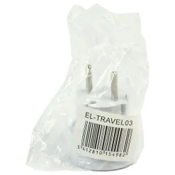 Fixapart Transformateur, Convertisseur Et Chargeur Usb-ADAPTATEUR DE VOYAGE EL-TRAVEL03 Adaptateurs de puissance & onduleurs (Intérieur, Universel, AC1-to-AC2, 1 sor