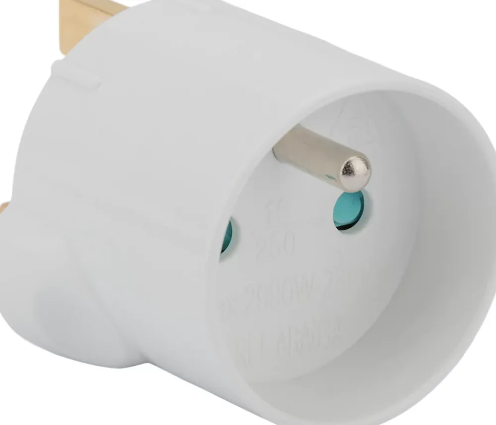 Zenitech Transformateur, Convertisseur Et Chargeur Usb-Adaptateur France - Royaume Uni Blanc -
