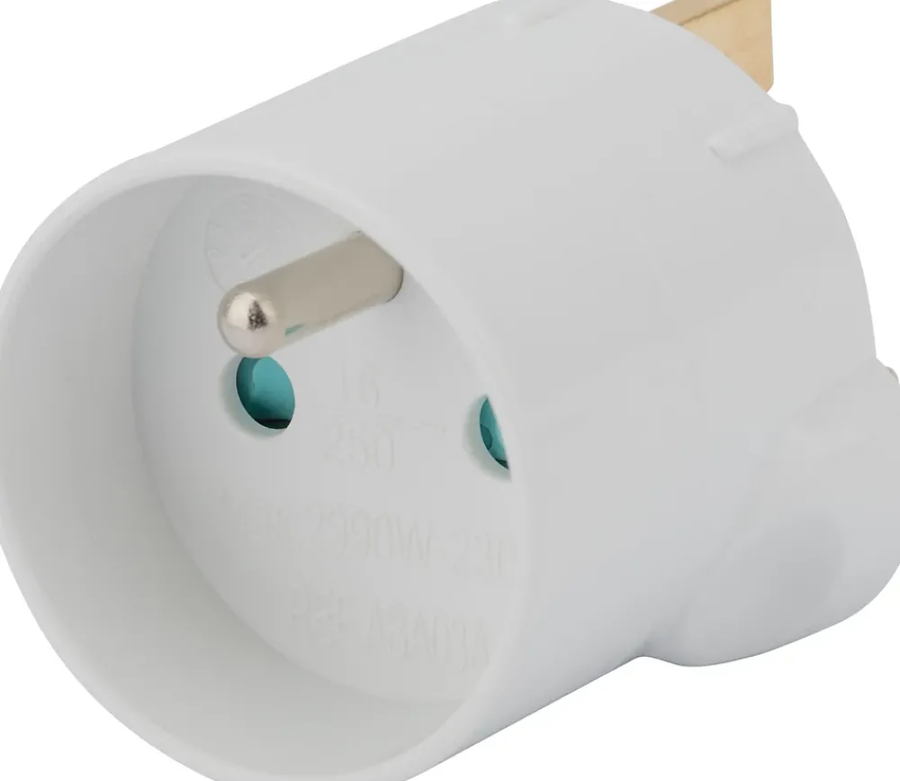 Zenitech Transformateur, Convertisseur Et Chargeur Usb-Adaptateur France - Royaume Uni Blanc -