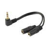 Erard Adaptateur Jack 3.5mm mâle / 2 x Jack 3.5mm femelle stéréo