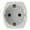 Zenitech Adaptateur prise voyage Allemagne vers France - Schuko -