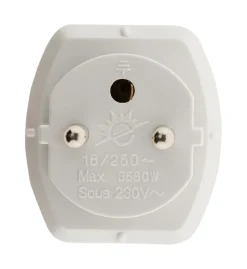 Zenitech Adaptateur prise voyage Allemagne vers France - Schuko -