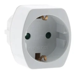Zenitech Adaptateur prise voyage Allemagne vers France - Schuko -