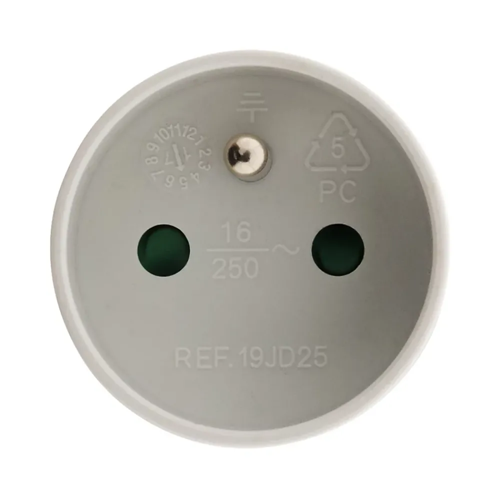 Zenitech Adaptateur prise voyage France/UE vers Suisse -