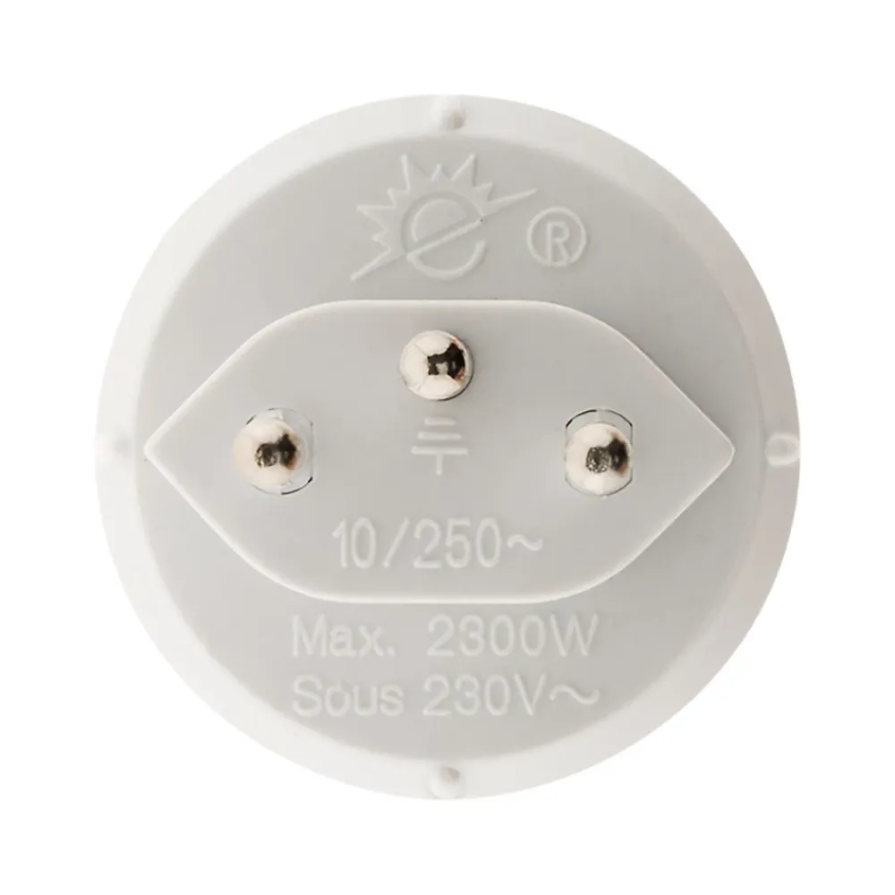 Zenitech Adaptateur prise voyage France/UE vers Suisse -