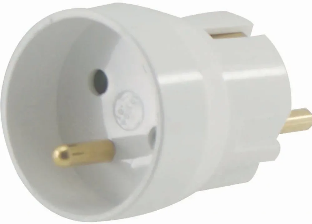 Lebenoid Adaptateur prise voyage France Allemagne - Schuko -
