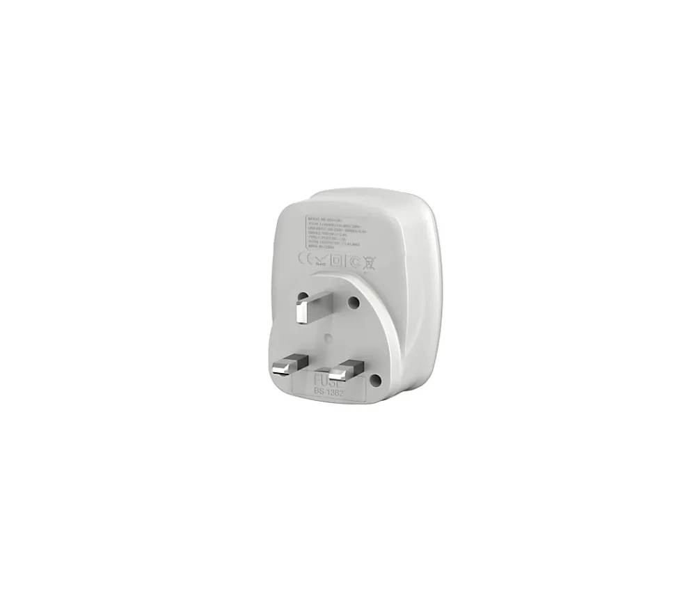 Voltman Transformateur, Convertisseur Et Chargeur Usb-Adaptateur prise voyage UE/UK - 4 ports USB -