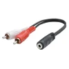 Erard Adaptateur 2 RCA mâle / Jack 3.5mm femelle