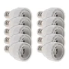 Zenitech Douille Électrique-10 Adaptateurs de douille E14 vers GU10 à visser -