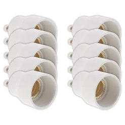 Zenitech 10 Adaptateurs de douille GU40 vers E14 à baïonnette -