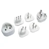 Adaptateur universel 16 A 230 V 3680 W Mâle / Femelle coloris blanc