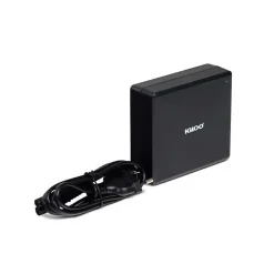 Igloo Adaptateur 230V vers 12V avec câble détachable 230V noir compact