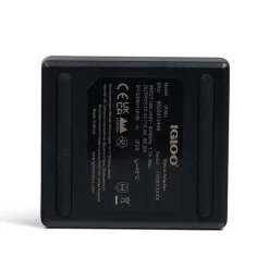Igloo Adaptateur 230V vers 12V avec câble détachable 230V noir compact
