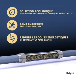 Swiss Aqua Technologies Adoucisseur D'Eau-Adoucisseur d'eau Anticalcaire Antibacterien innovant IPS Kalyxx Active G3/4 