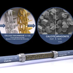 Swiss Aqua Technologies Adoucisseur D'Eau-Adoucisseur d'eau Anticalcaire Antibactérien innovant IPS Kalyxx BlueLine G3/4