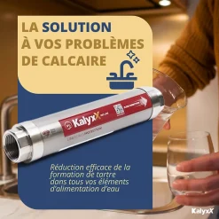 Swiss Aqua Technologies Adoucisseur D'Eau-Adoucisseur d'eau Anticalcaire innovant IPS Kalyxx RedLine G1