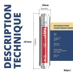 Swiss Aqua Technologies Adoucisseur D'Eau-Adoucisseur d'eau Anticalcaire innovant IPS Kalyxx RedLine G3/4 femelle (IPSKXRG34)