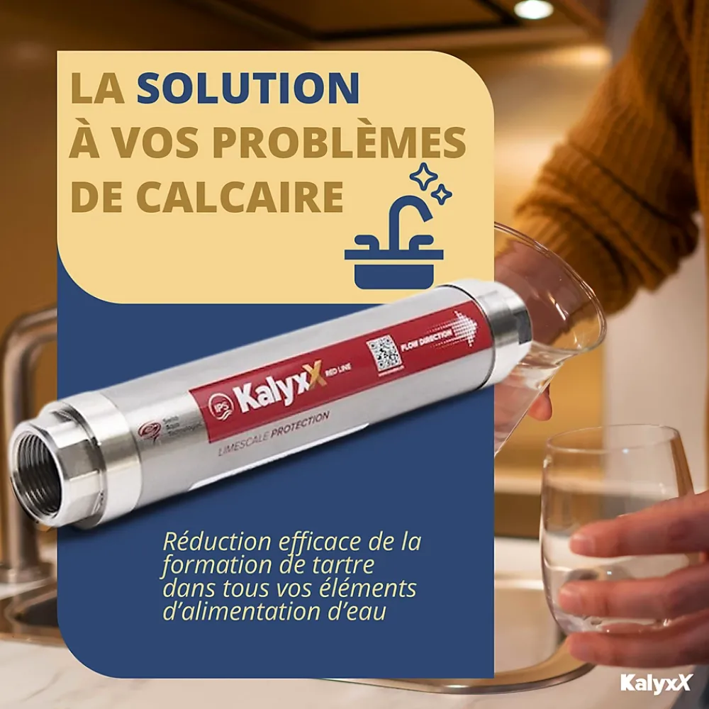 Swiss Aqua Technologies Adoucisseur D'Eau-Adoucisseur d'eau Anticalcaire innovant IPS Kalyxx RedLine G3/4 femelle (IPSKXRG34)