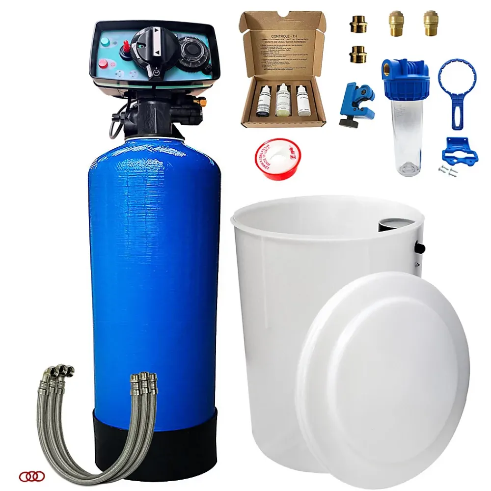 Toodo Adoucisseur D'eau Bi Bloc 50l Fleck 5600 Volumétrique Mécanique Complet Avec Accessoires