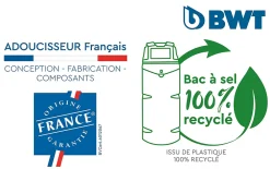 BWT Adoucisseur d'eau R22 22L 6 personnes (mise en service incluse)