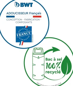 BWT Adoucisseur d'eau R22 22L 6 personnes (mise en service incluse)