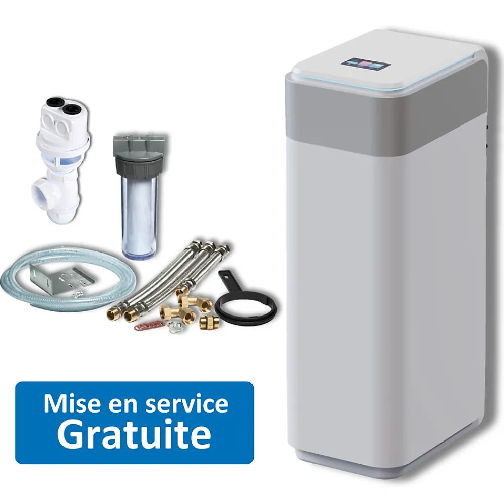 Apic Adoucisseur D'Eau-Adoucisseur d'eau 2 en 1 Phidias 30L (mise en service incluse)