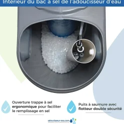 Toodo Adoucisseur D'eau 30l Fleck 5600 Sxt Complet Avec Accessoires