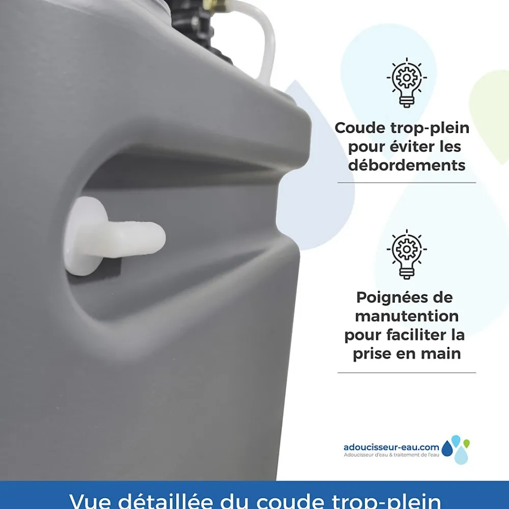 Toodo Adoucisseur D'eau 20l Fleck 5600 Sxt Complet Avec Accessoires