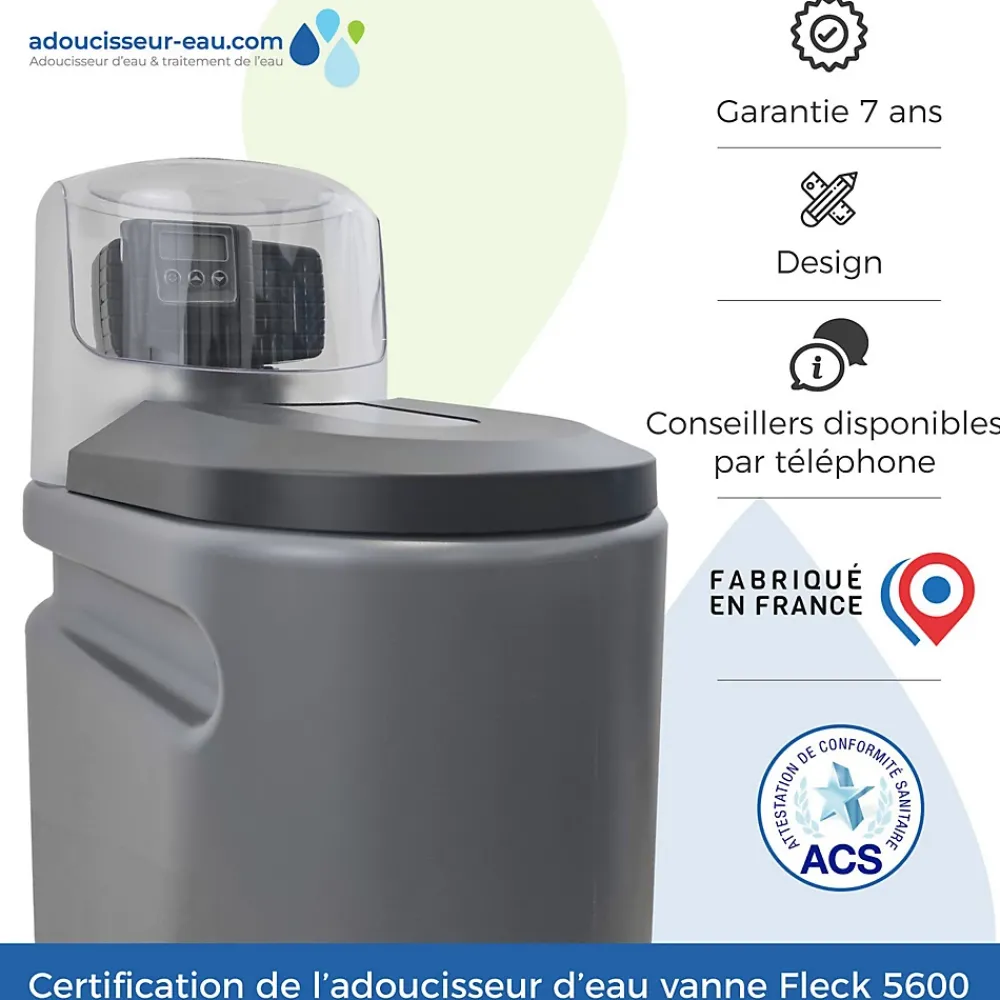 Toodo Adoucisseur D'eau 20l Fleck 5600 Sxt Complet Avec Accessoires