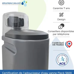 Toodo Adoucisseur D'eau 16l Fleck 5600 Sxt Complet Avec Accessoires