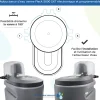 Toodo Adoucisseur D'Eau-Adoucisseur D'eau 30L Fleck 5800 SXT Monobloc Volumétrique Electronique Anti Calcaire Fabriqué En France