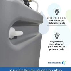 Toodo Adoucisseur D'eau 25l Fleck 5600 Sxt Volumétrique électronique