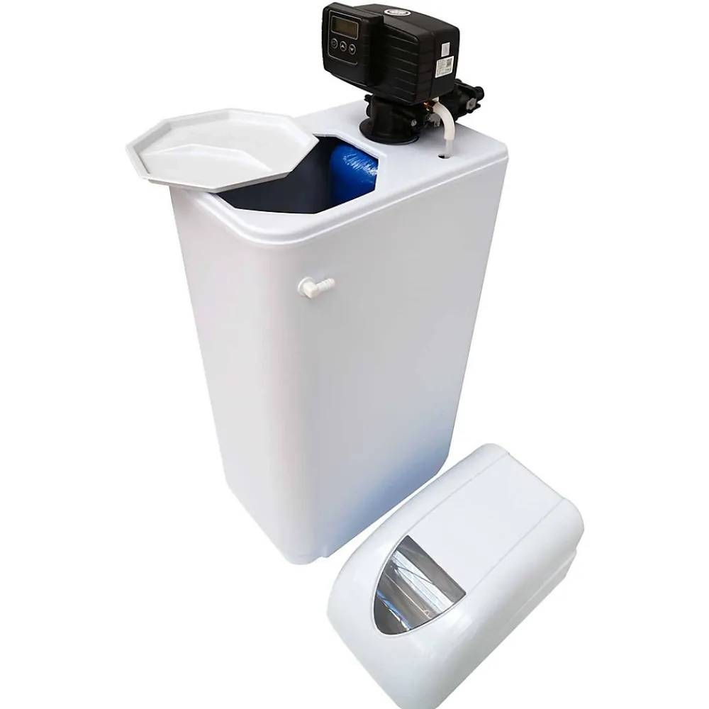 Toodo Adoucisseur D'Eau-Adoucisseur D'eau 20l Vanne Fleck 5600 Sxt Bac Blanc