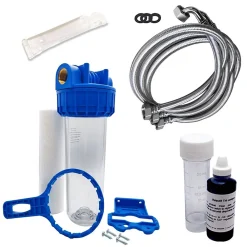 Toodo Adoucisseur D'Eau-Adoucisseur D'eau 20l Vanne Fleck 5600 Sxt Complet Bac Blanc - Kit Essentiel