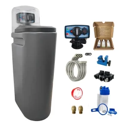 Toodo Adoucisseur D'Eau-Adoucisseur Eau 25L Fleck 5600 MC Mécanique Chronométrique Complet Avec Accessoires Fabriqué En France
